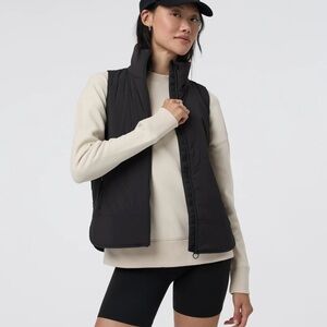 Vuori Charcoal Puffer Vest